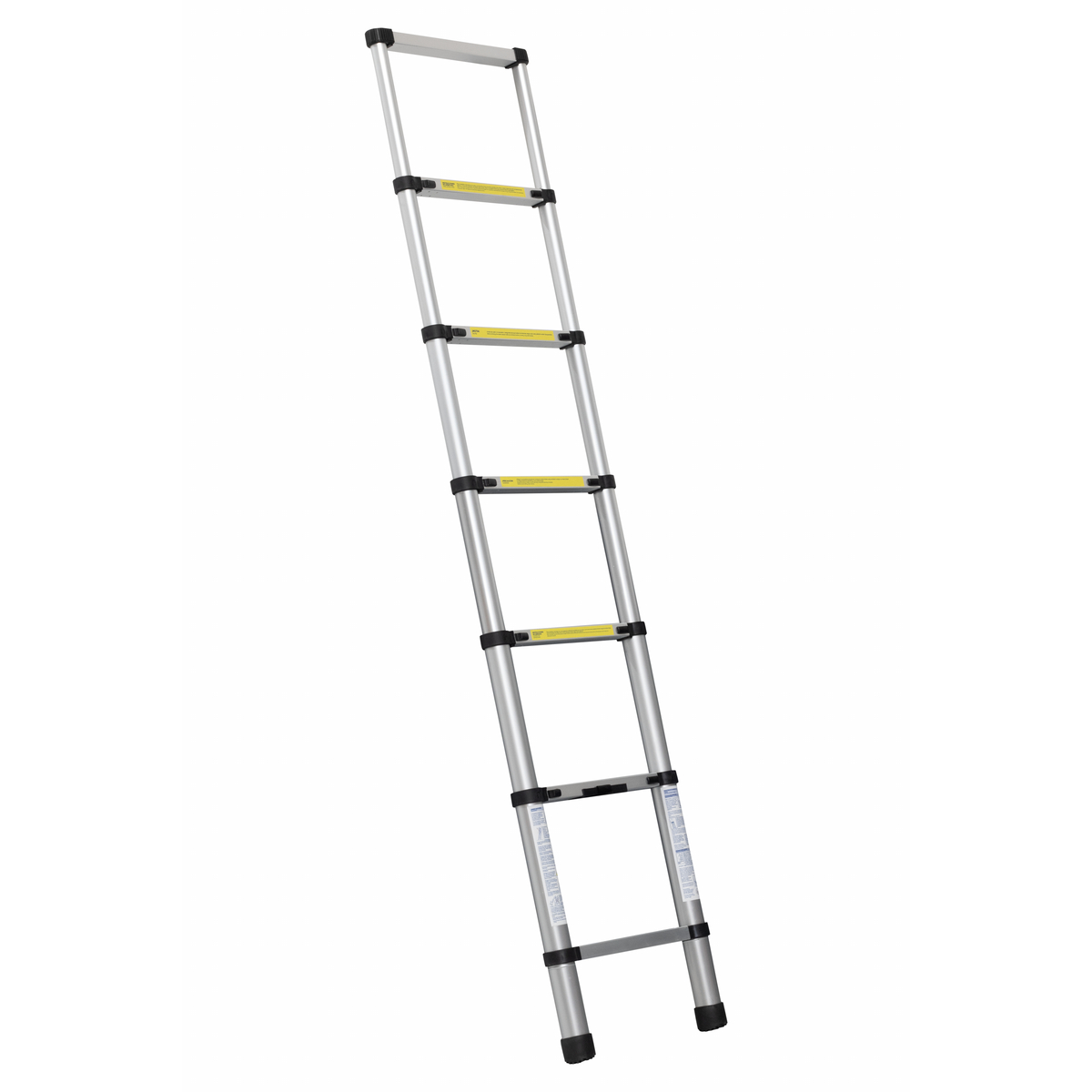 Escalera telescopica de aluminio con 7 peldaños
