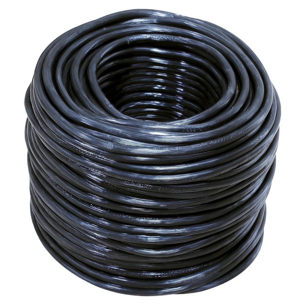 Cable eléctrico 2 x 12, 100 m color negro y blanco
