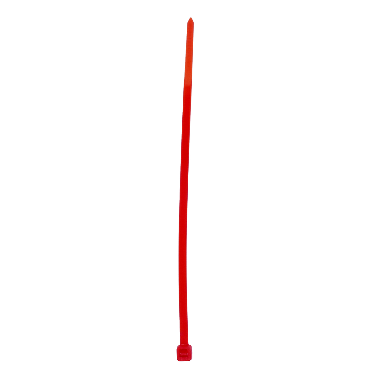 Cinchos plásticos 300 x 4.6 mm, tensión 22 kg de 50 piezas, color rojo