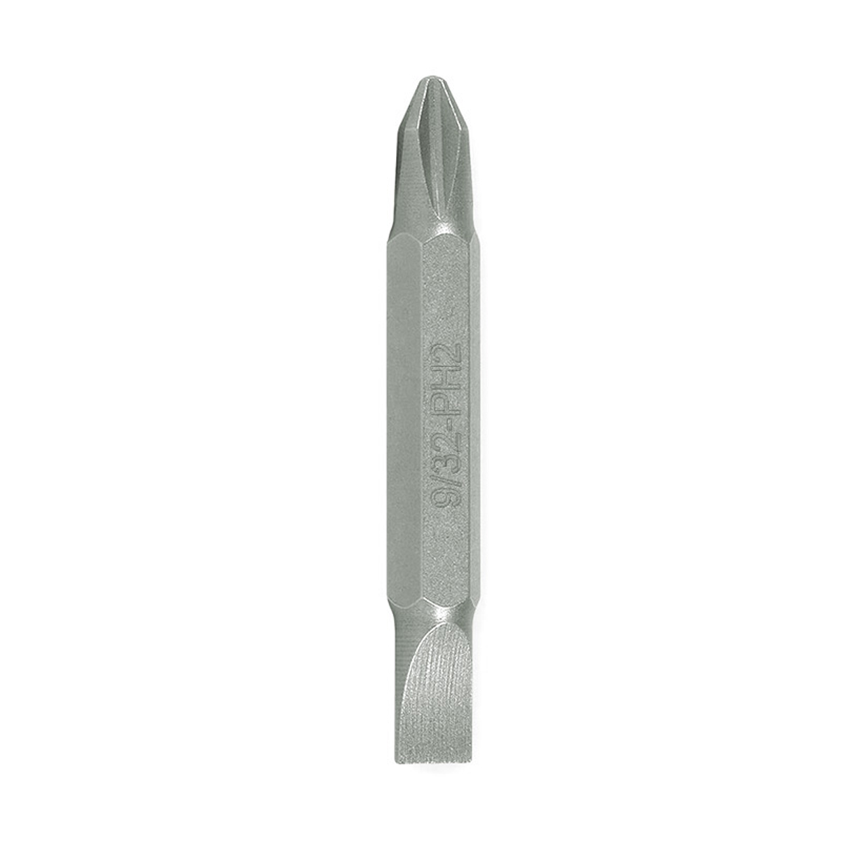 Punta doble Phillips #2 y plana 9/32" para destornillador hexágono de 1/4", 2" 5 piezas