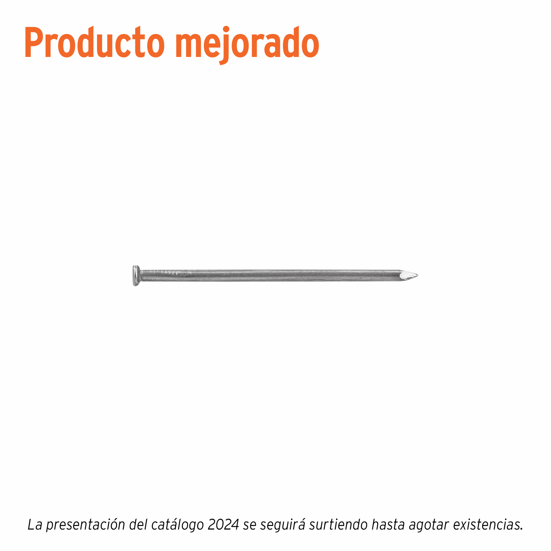 Bolsa con 1 kg de clavo estándar 3' con cabeza, FIERO
