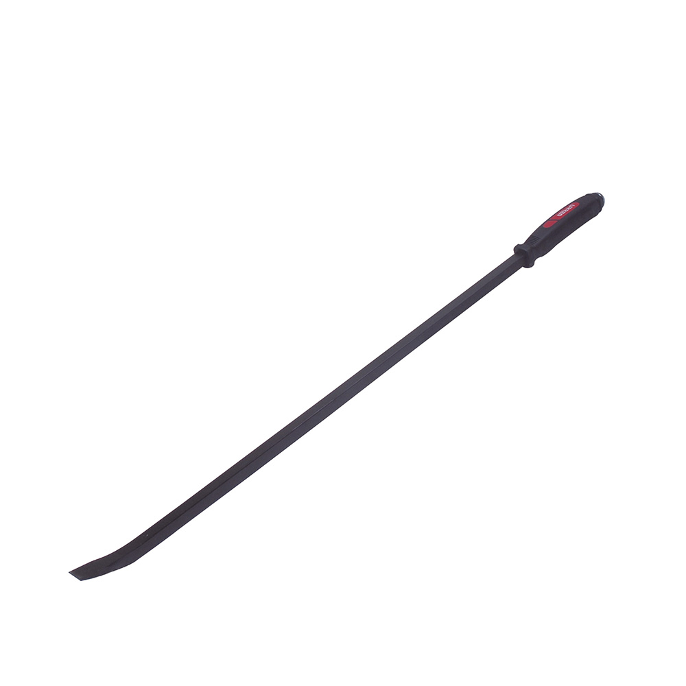 Barra de palanca punta curva con mango bimaterial y casquillo de impacto 36", 15.8 mm