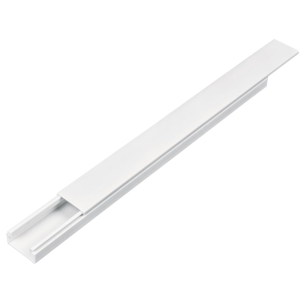 Canaleta de 1 vía 10 x 20 mm, con adhesivo, VOLTECK