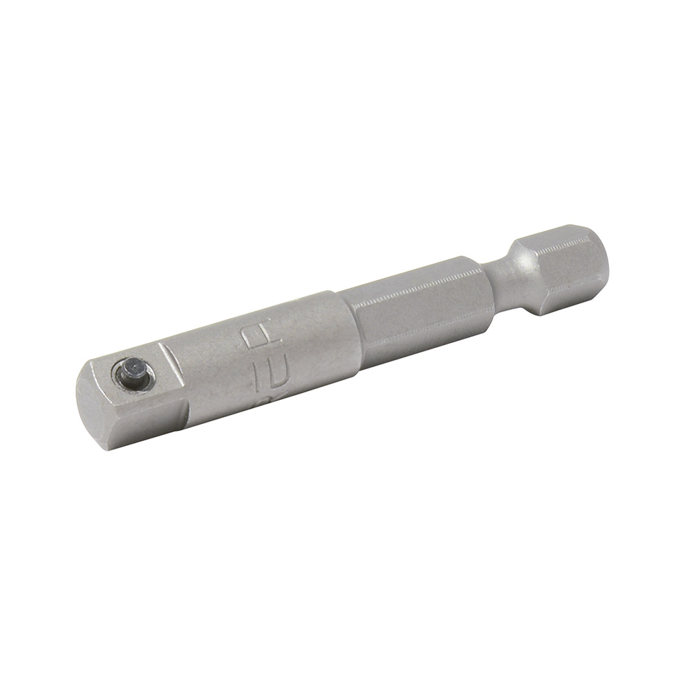 Adaptador con perno para dados cuadro hembra de 1/4", uso pesado, hexágono de 1/4" x 2"
