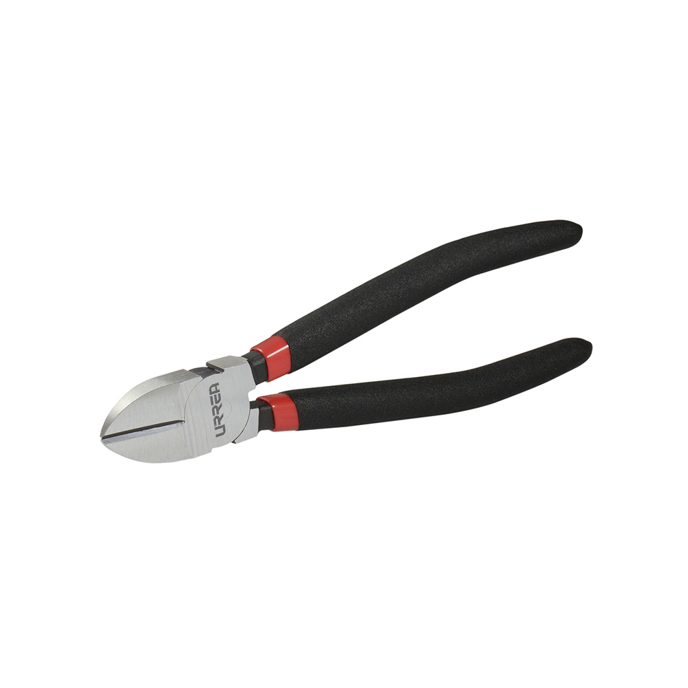 Pinza para electricista con mango rubber grip punta conica corte diagonal de 7-3/4"