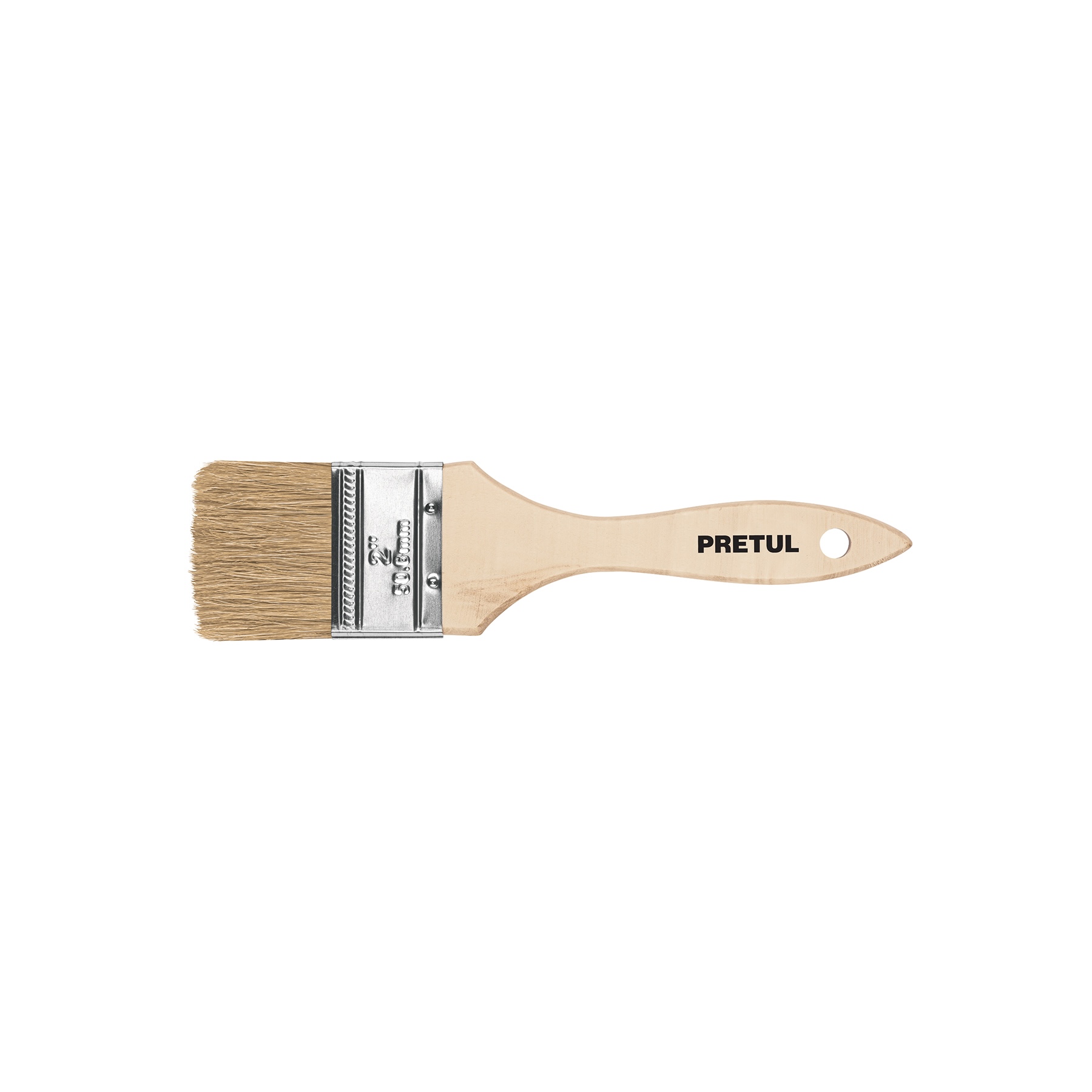Brocha uso general de 2' con mango de madera, PRETUL