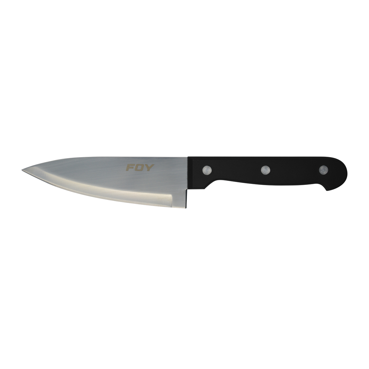 Cuchillo de acero inoxidable para chef con mango de plástico de 8"