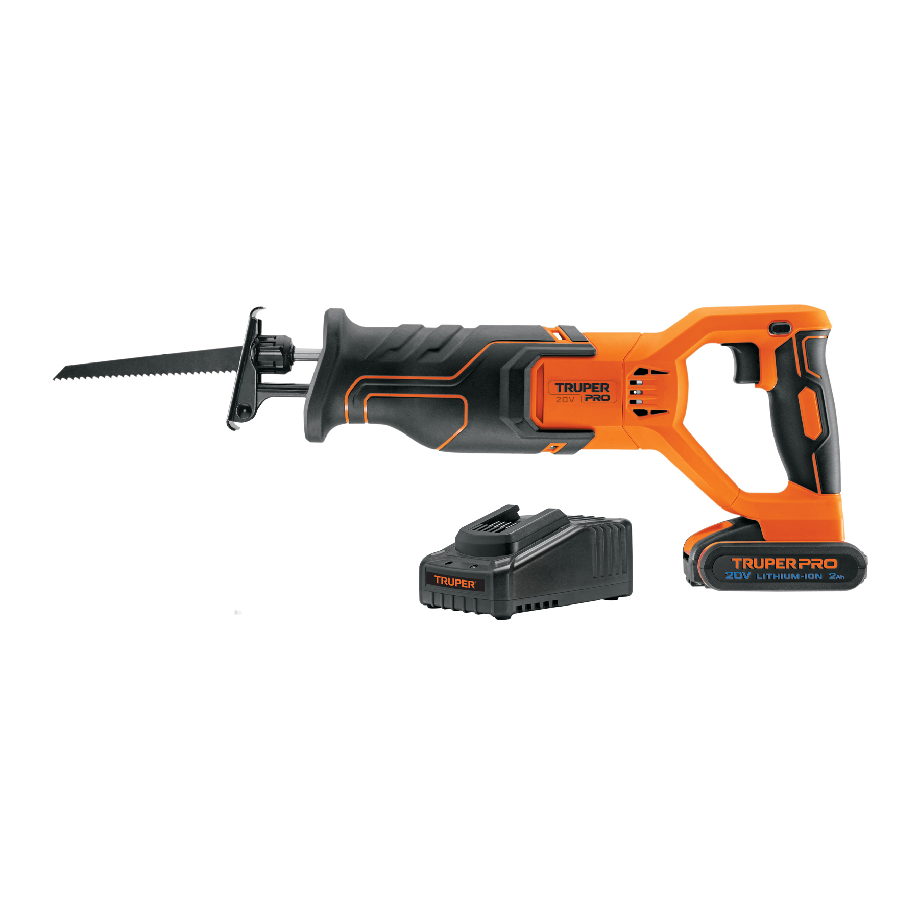 Sierra sable, 20V, 1 batería 2Ah, TRUPER PRO