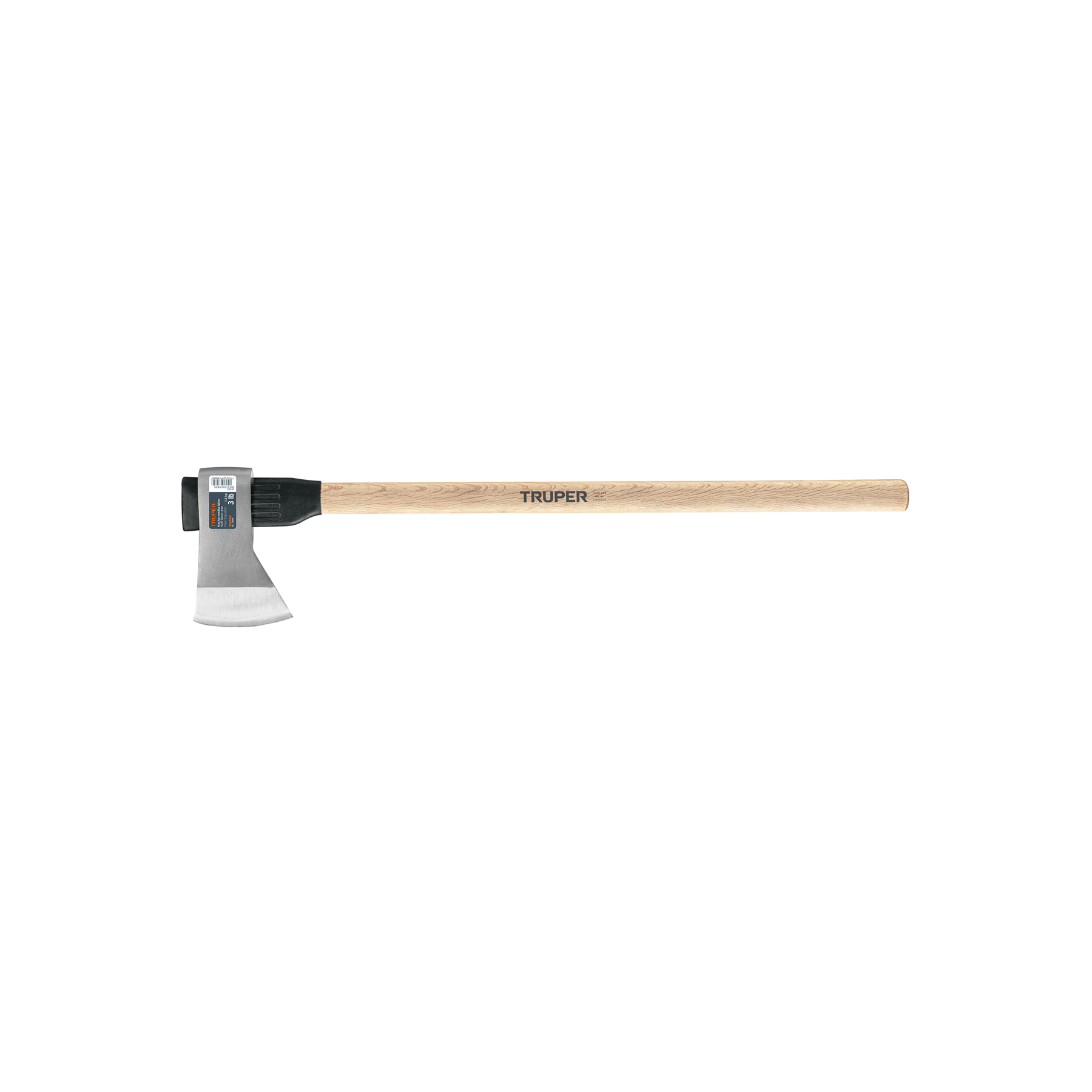 Hacha media labor 3 lb, mango de madera 36', TRUPER