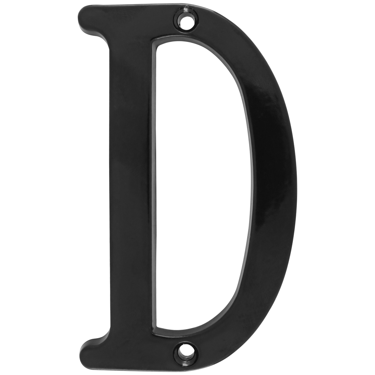 Letra A slim 4" negro