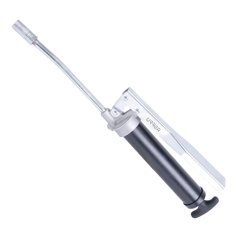 Inyector de grasa a dos manos de 85 g, 6000 PSI compacta