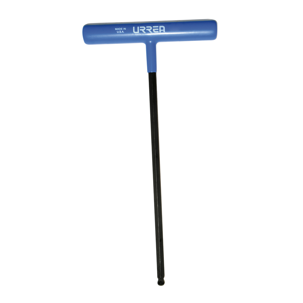 Llave hexagonal larga tipo "T" punta de bola ergonómica métrica, 7 mm