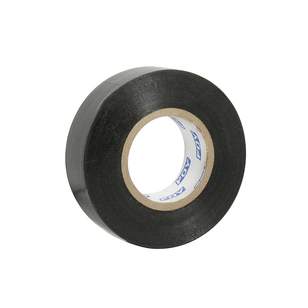 Cinta para aislar negra 19 mm x 18 m