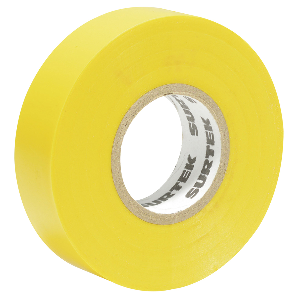 Cinta amarilla para aislar 19 mm x 9 m