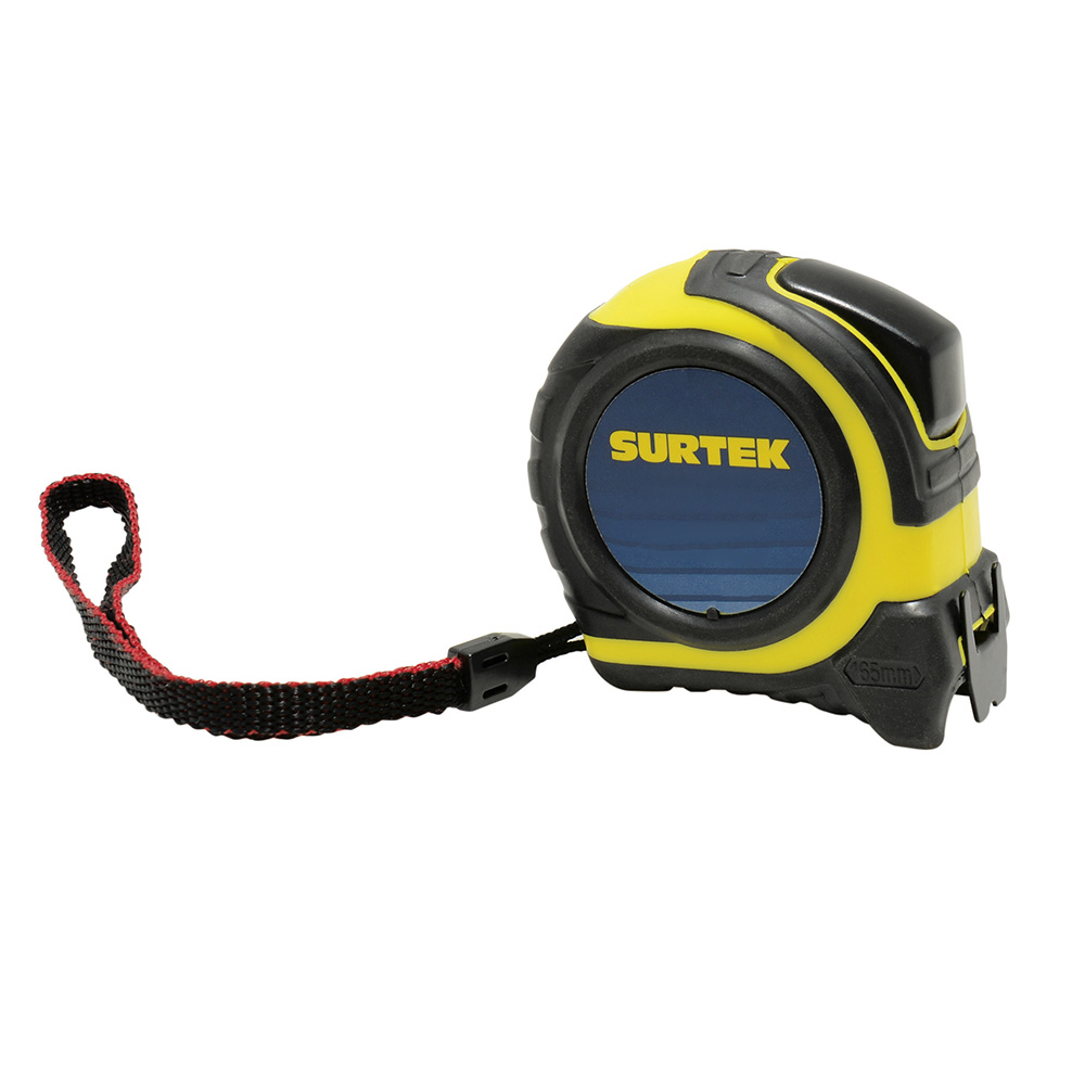 Flexómetro anti-impacto con carcasa rubber grip, 5 m x 19 mm