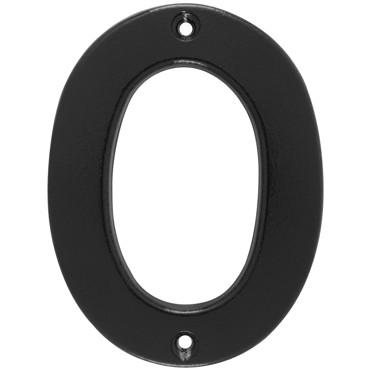 Número 0 bold 4" negro