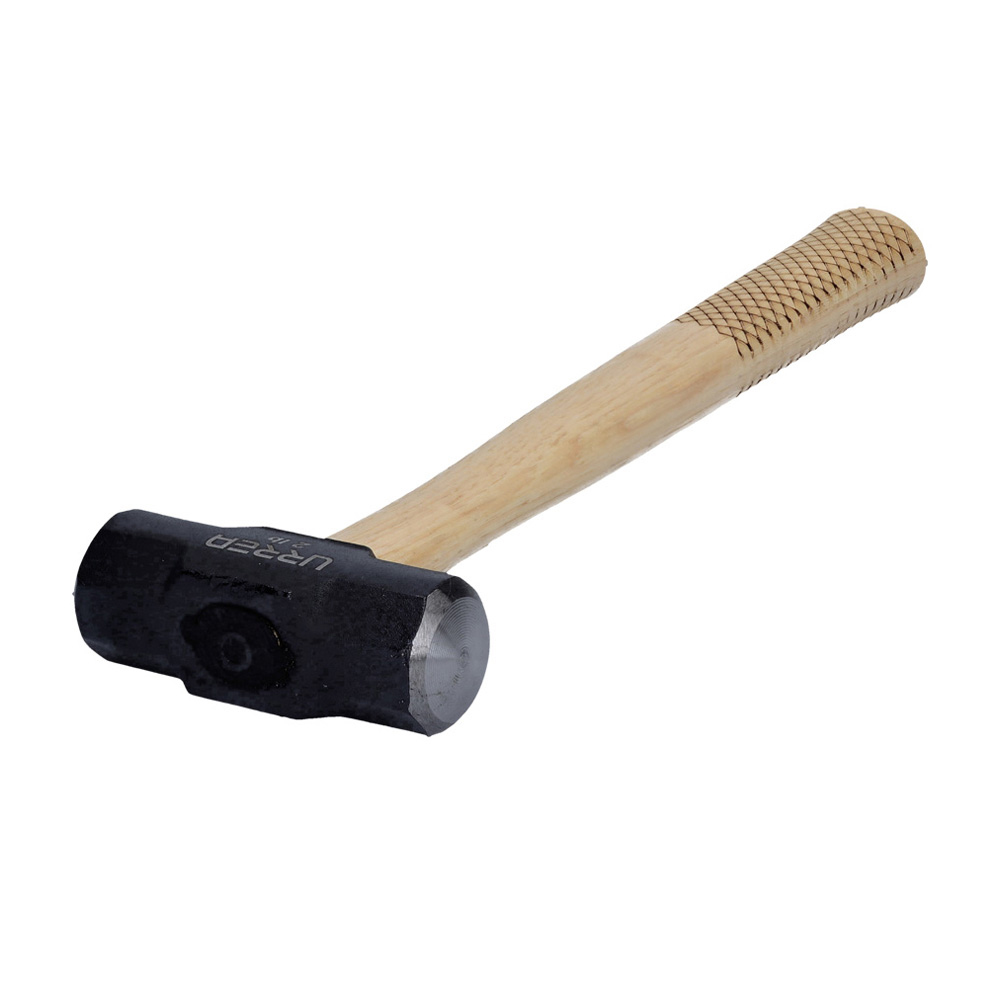 Marro octagonal cabeza maquinada con mango de madera 16", 2 lb