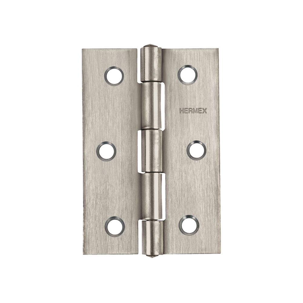 Bisagra rectangular 2-1/2 x 1-5/8', acero inoxidable, HERMEX
