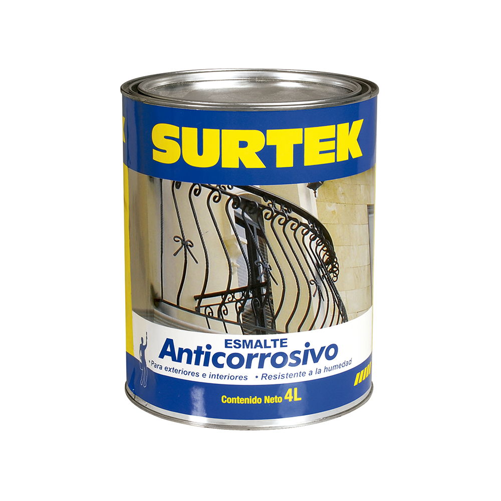 Esmalte anticorrosivo 4 Lt color blanco