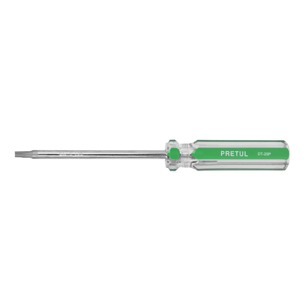 Desarmador punta Torx T 25 mango de PVC, PRETUL