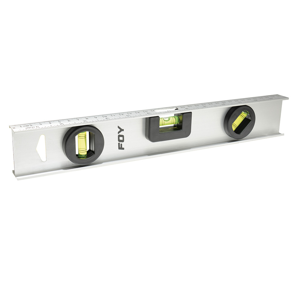 Nivel 3 gotas de aluminio 24"