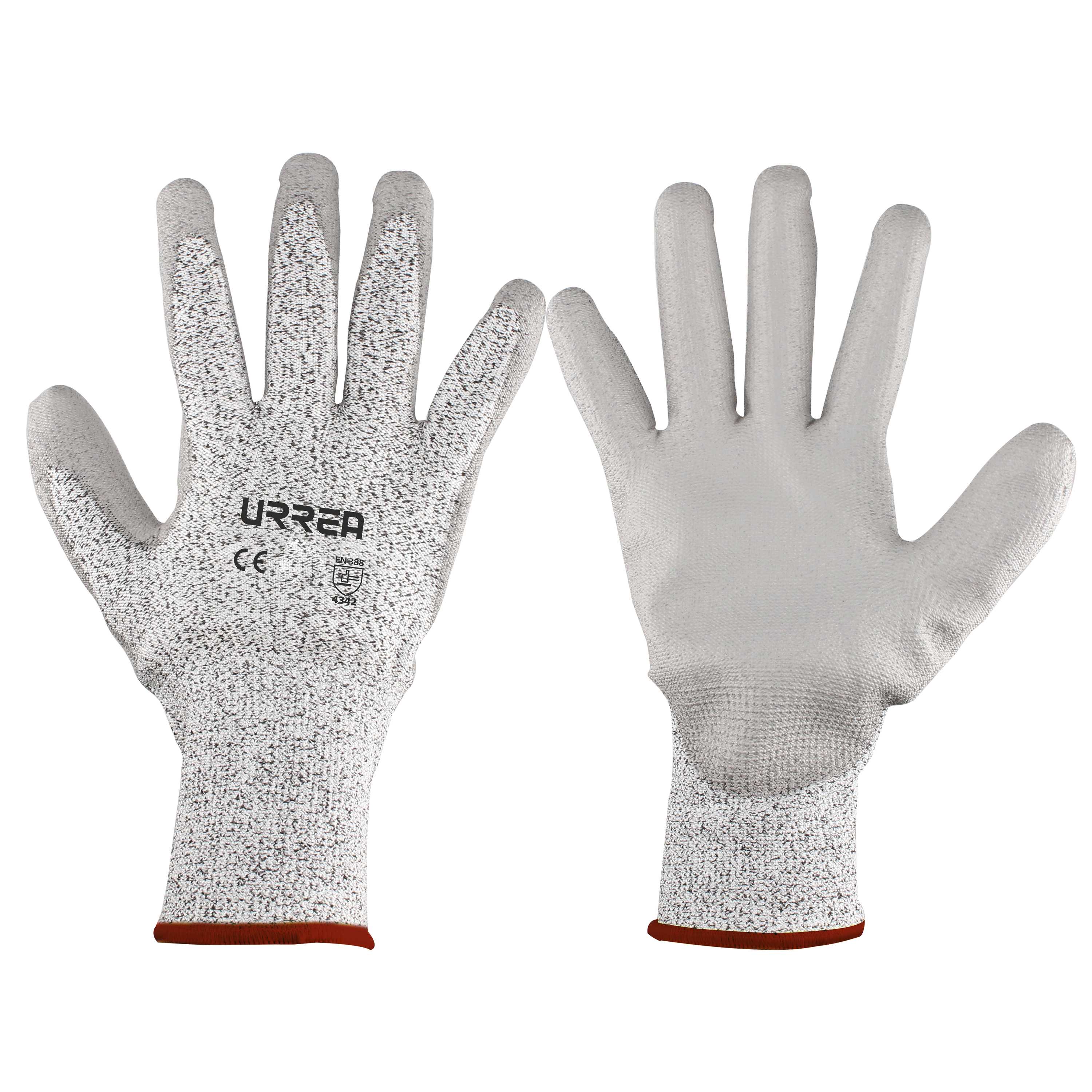 Guantes anti-corte con recubrimiento de poliuretano M