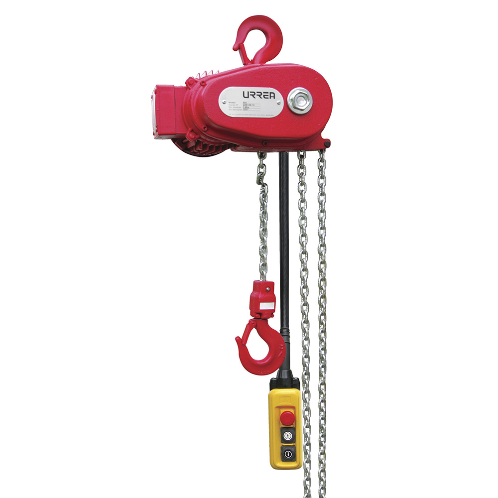 Polipasto eléctrico de cadena 3 m, 1 ramal, 2 ton