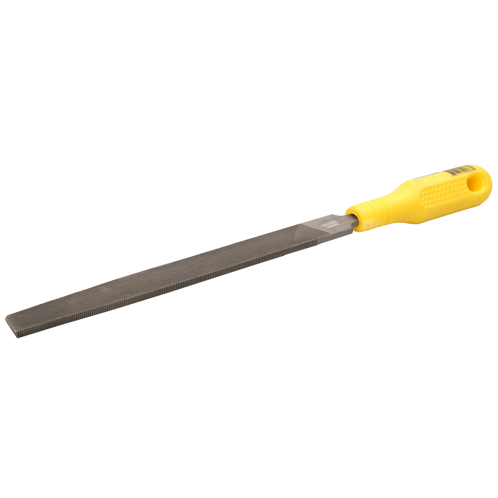 Lima plana con mango plástico 6" x 41/64"