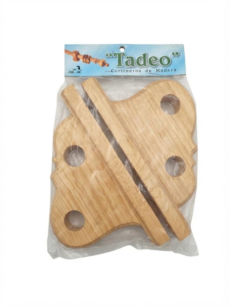 Cortinero de madera doble "Escalera grande", #7