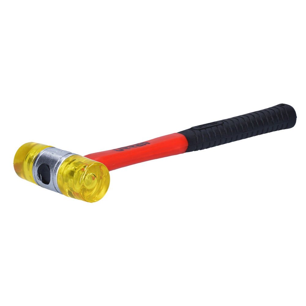 Martillo con tapas plásticas intercambiables con mango de fibra de vidrio 11-1/4", 13 oz