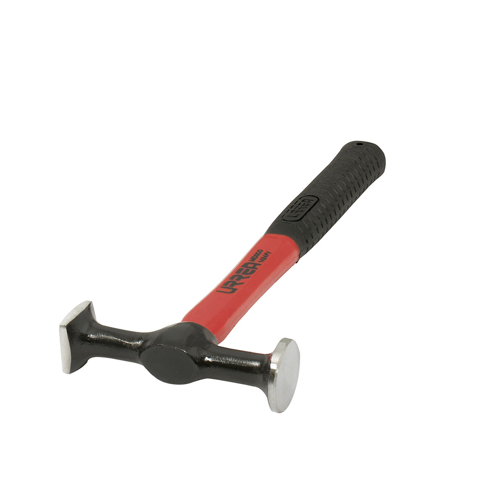 Martillo para laminero con mango de fibra de vidrio de 13", para acabados lisos