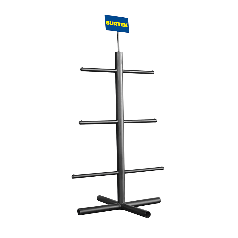 Exhibidor de piso para cuerdas de polipropileno 90 cm x 186 cm x 91 cm