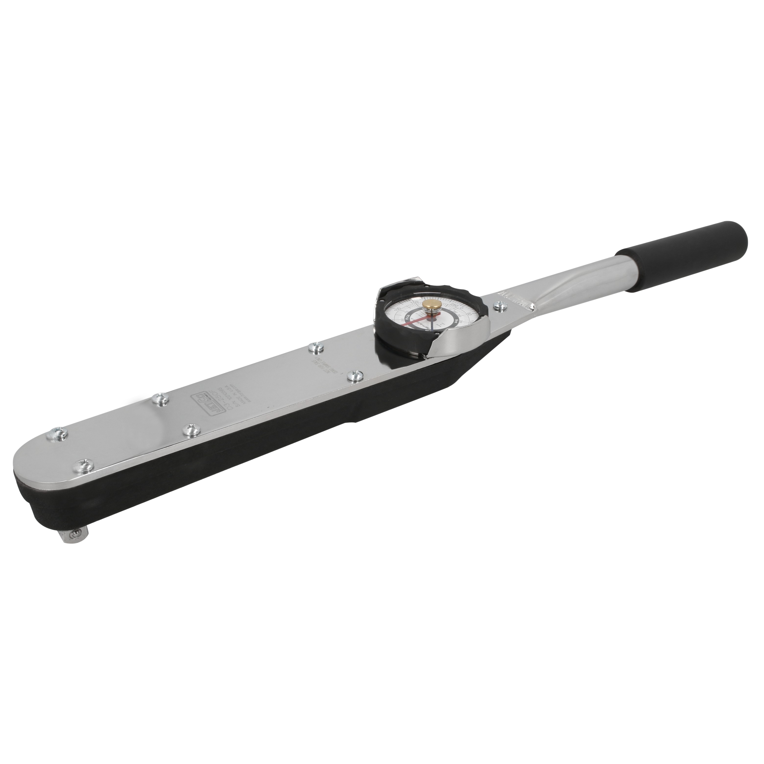 Torquímetro de carátula cuadro de 3/8", 0-50 ft-lb