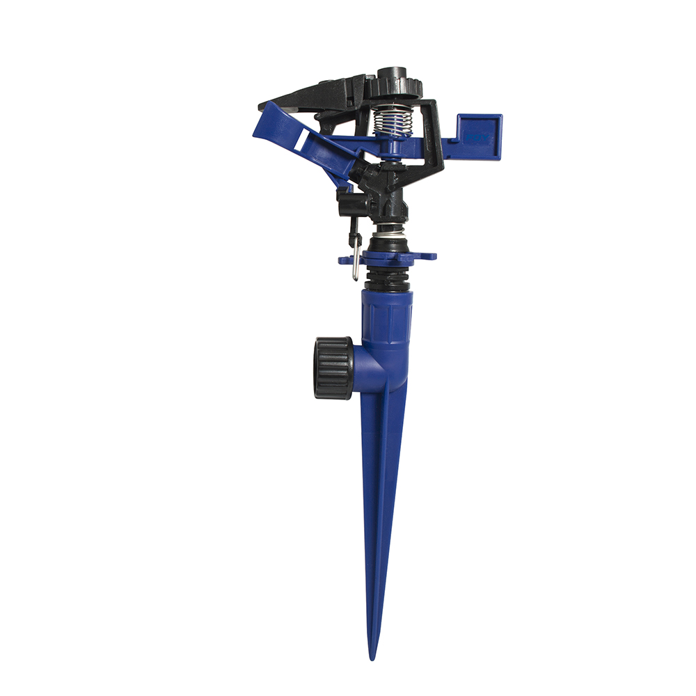 Aspersor plástico regulable por pulsación, 3/4" GHT, 1 vía
