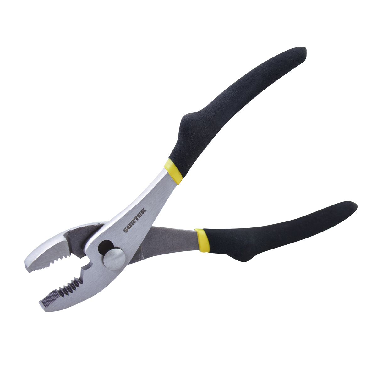 Pinza para mecánico con mango de vinil y botón de ajuste de 8"