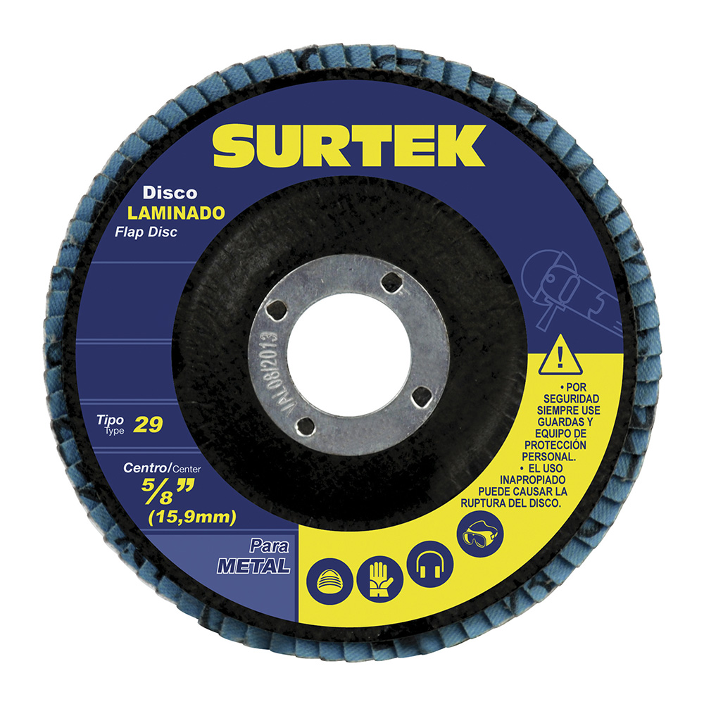 Disco laminado tipo 29 grano 120, 7"