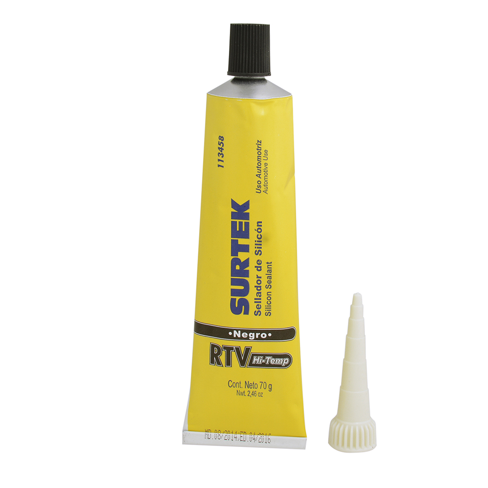Silicón para alta temperatura, color negro en tubo, 85 gr