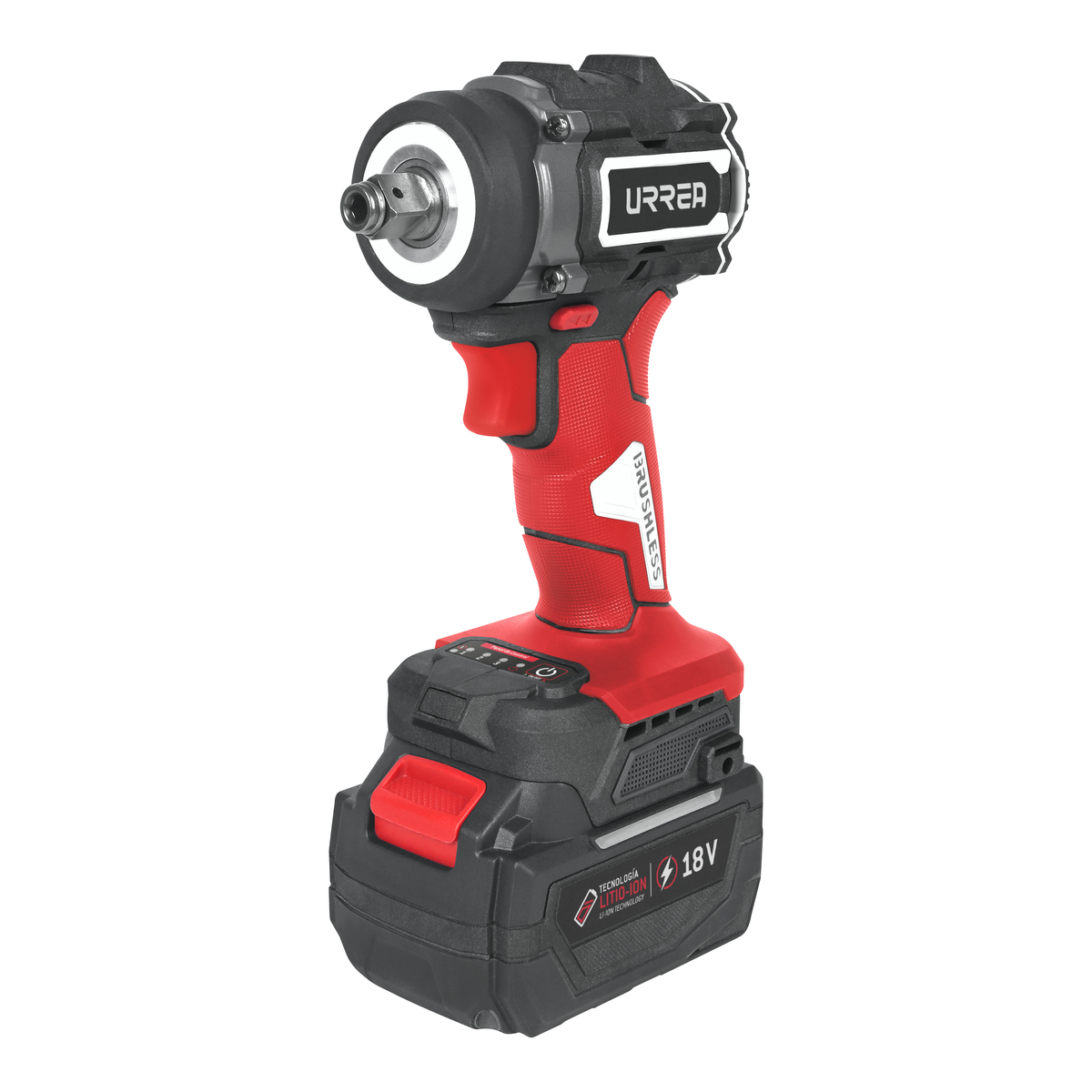 Pistola de impacto 1/2" a batería Litio-ion 18 V, 320 Nm