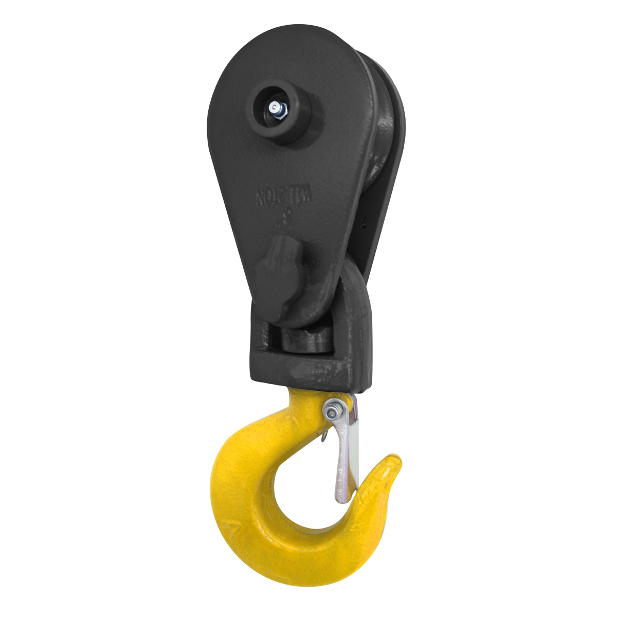Polea con gancho para cable 3/8", 2 ton