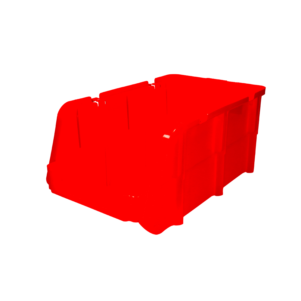 Gaveta plástica pico de pato color rojo 11" x 6" x 5"