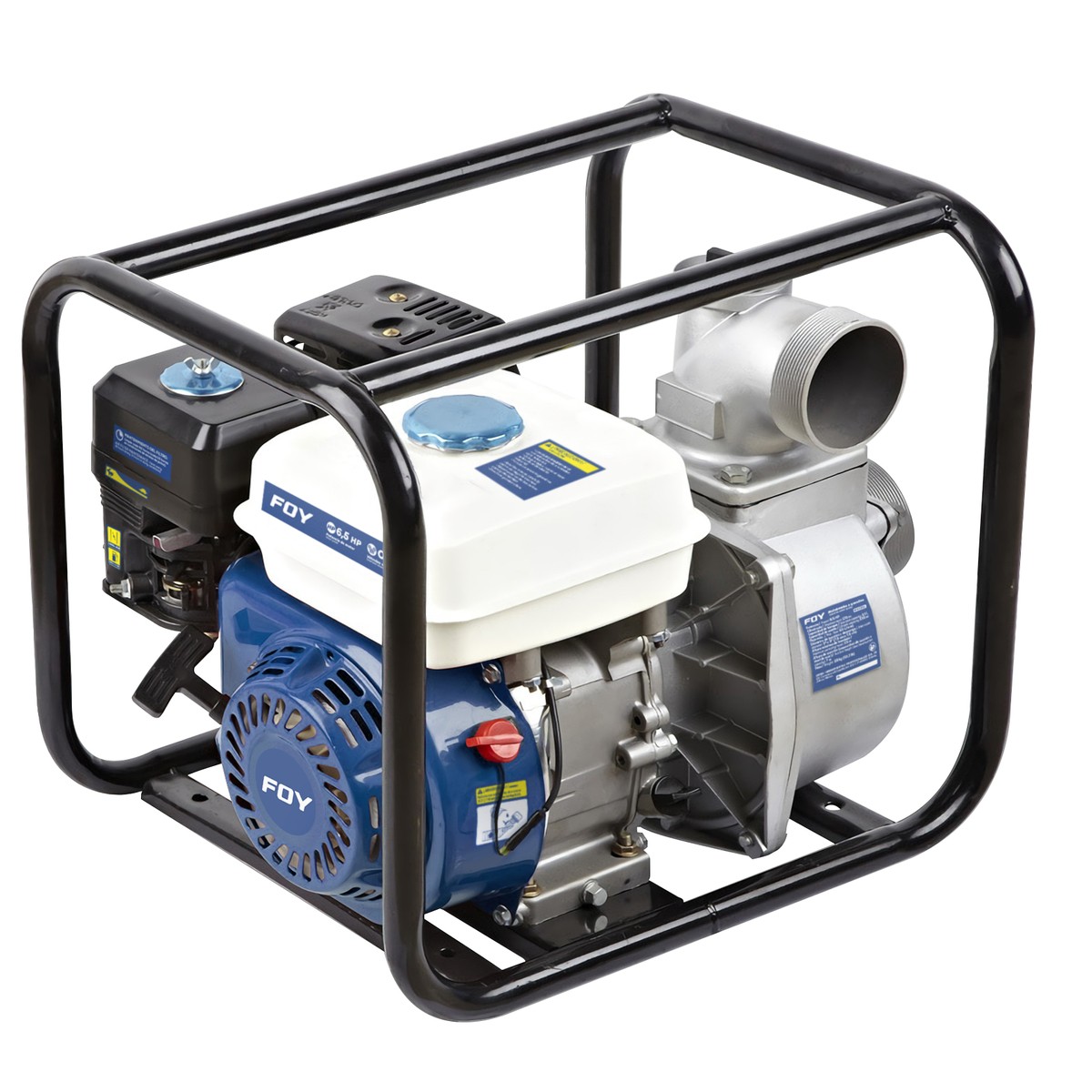 Motobomba a gasolina con diámetro de succión y descarga de 3 x 3", 6.5 HP