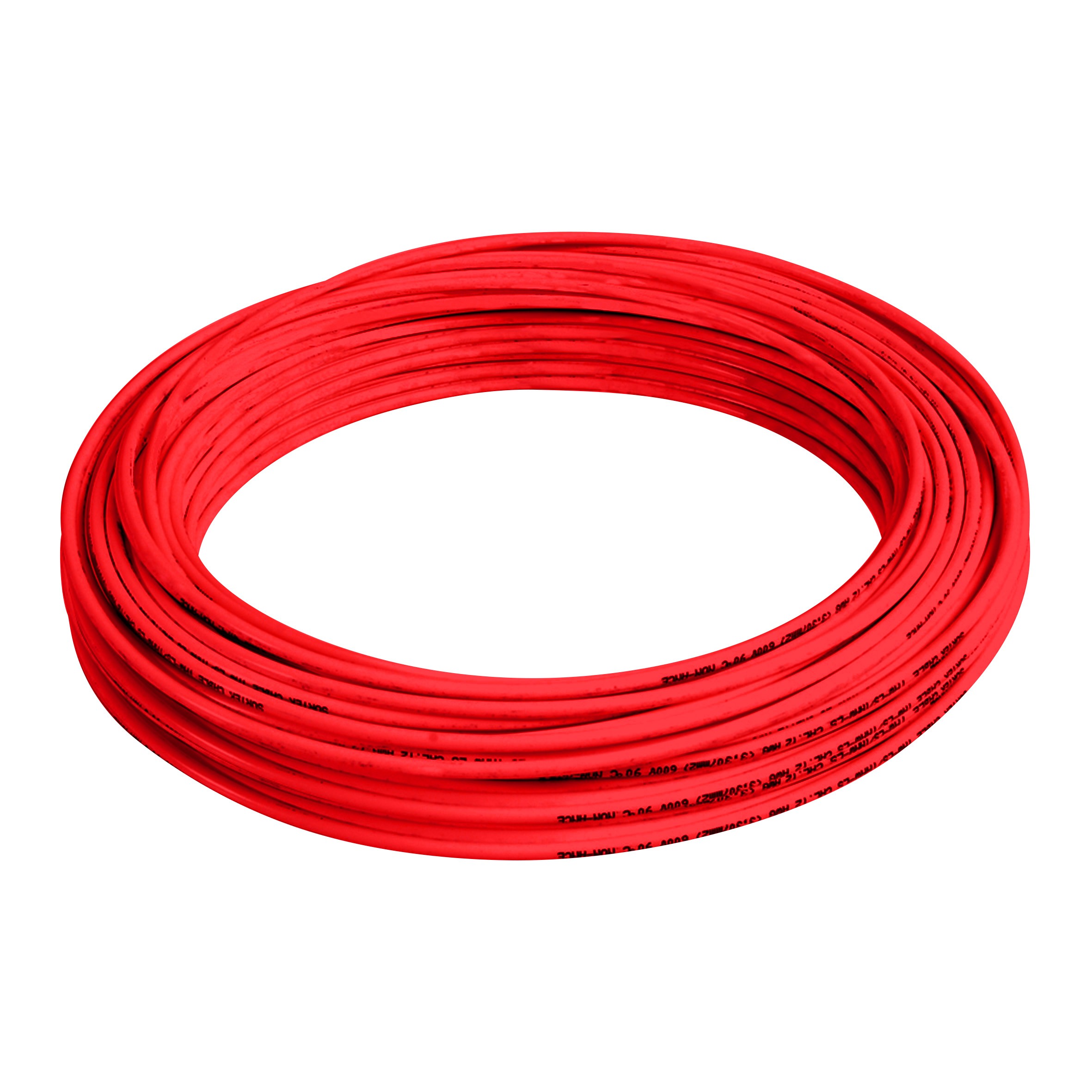 Cable eléctrico THW calibre 10, 100 m color rojo, 3900 W