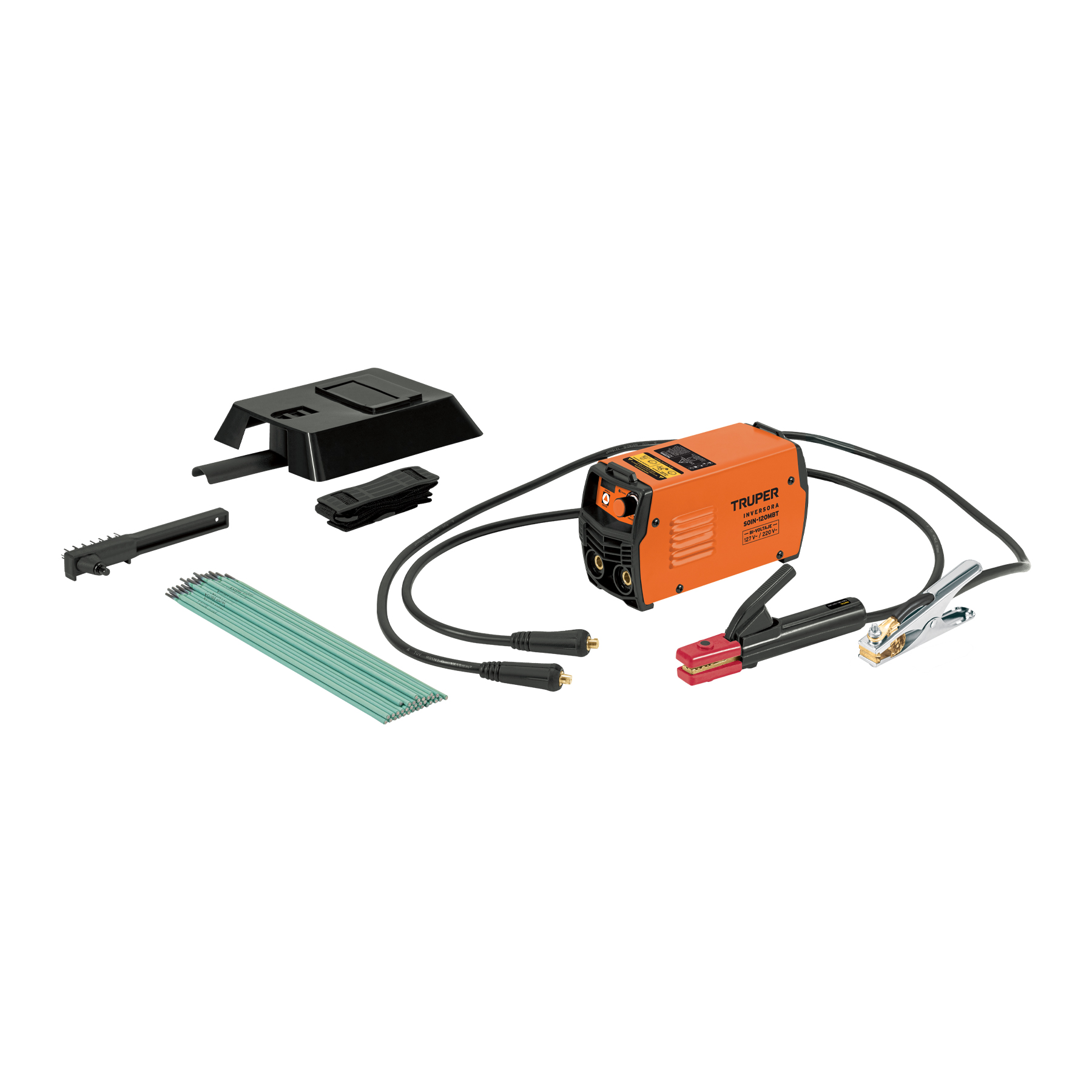 Mini soldadora inversora 130A, bi-voltaje 127/220V, TRUPER