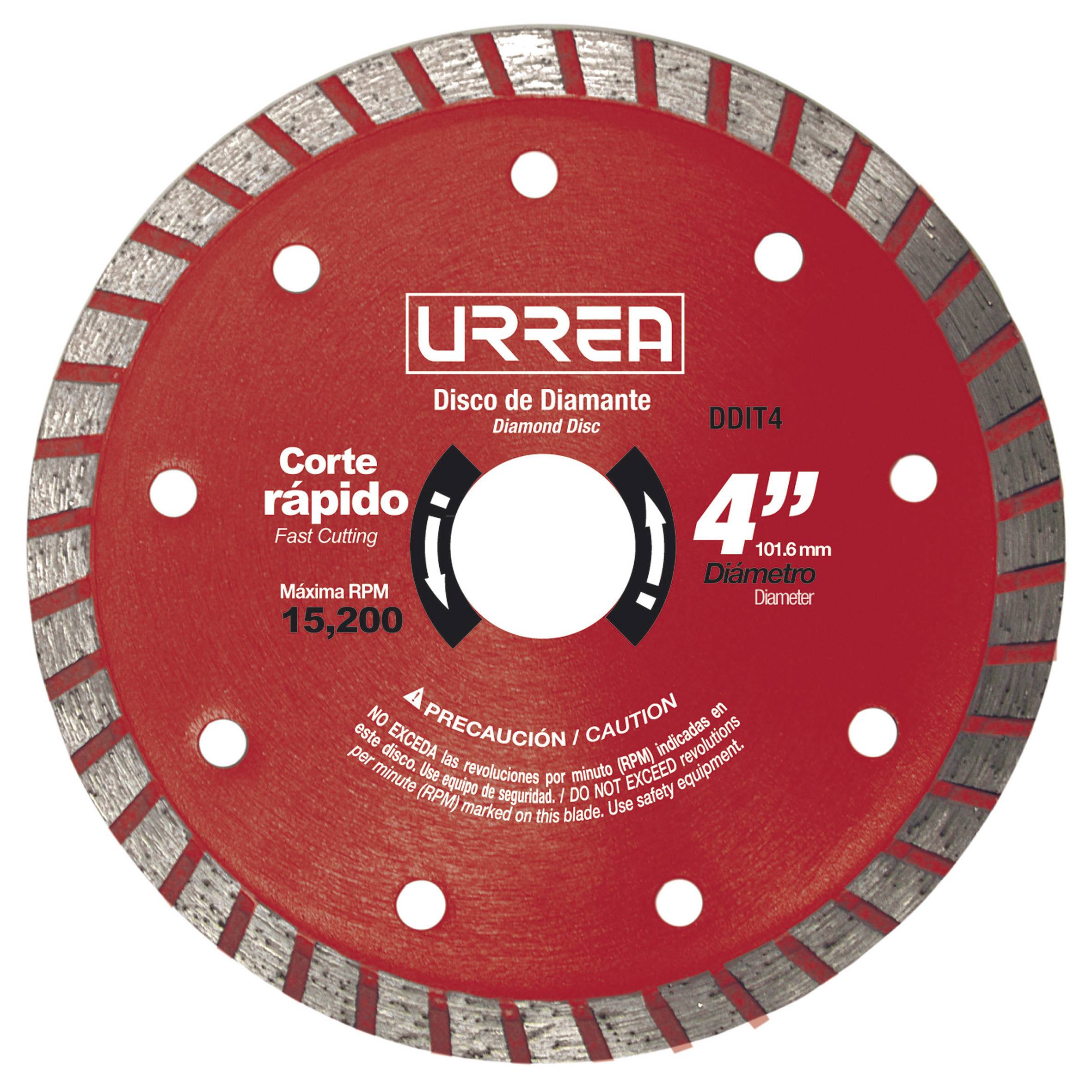 Disco de diamante turbo, 4"