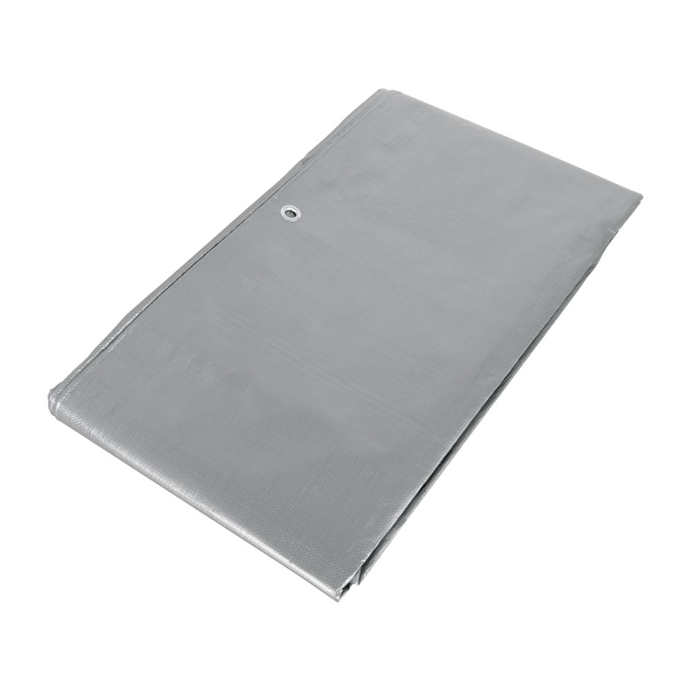 Lona de polietileno reforzada 3 x 3 m, gris, 180g/m2, TRUPER