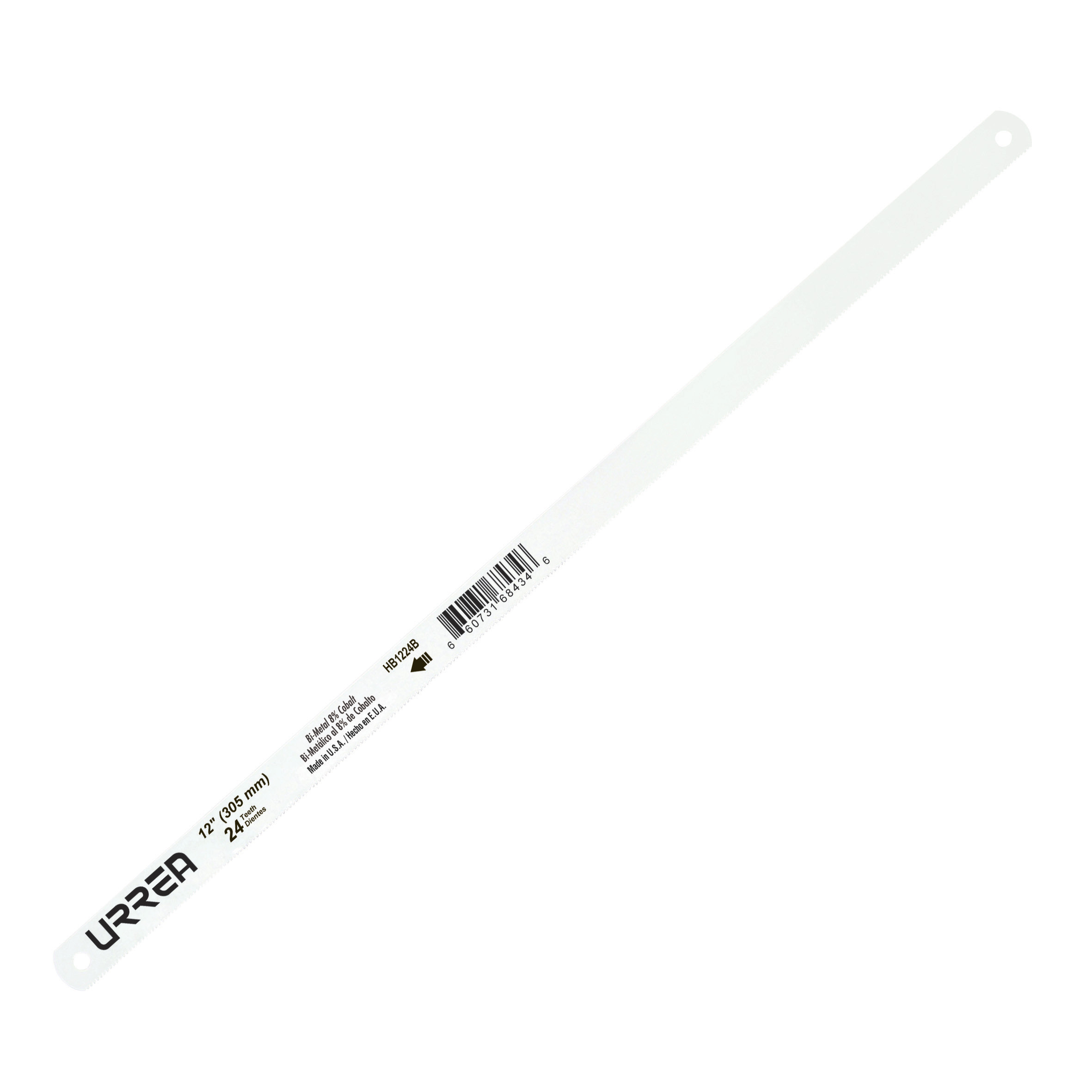 Segueta bimetálica de 12", 24 DPP, 10 piezas