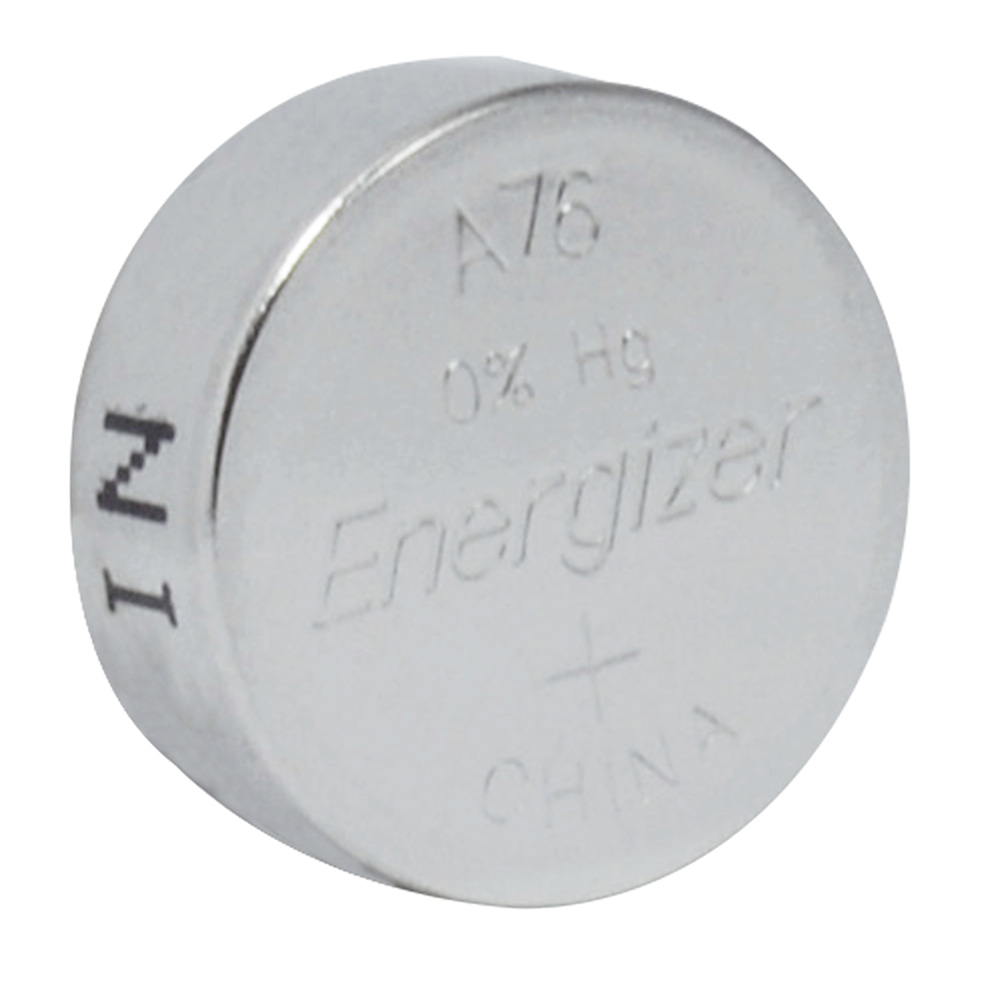 Pila alcalina Energizer de botón, A76