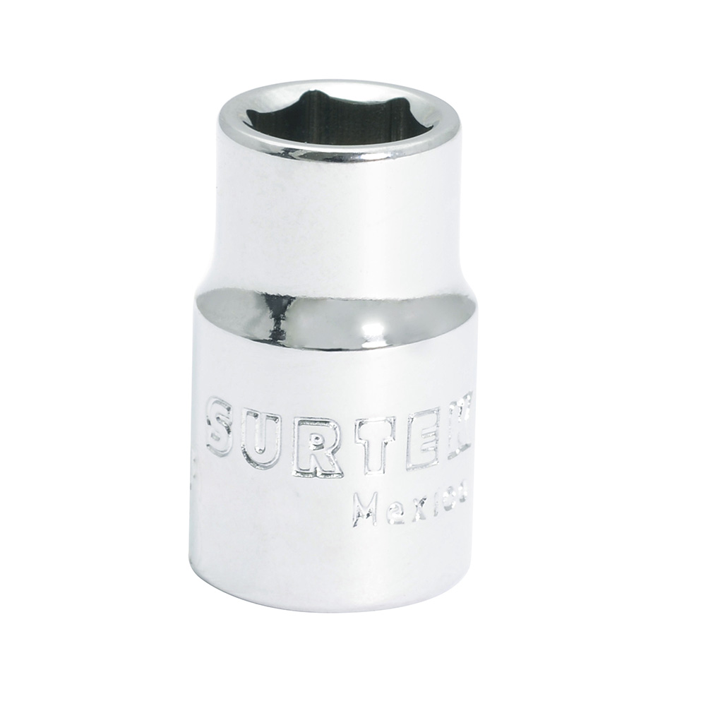 Dado cuadro de 3/8", 6 puntas, en pulgadas, 1/4"