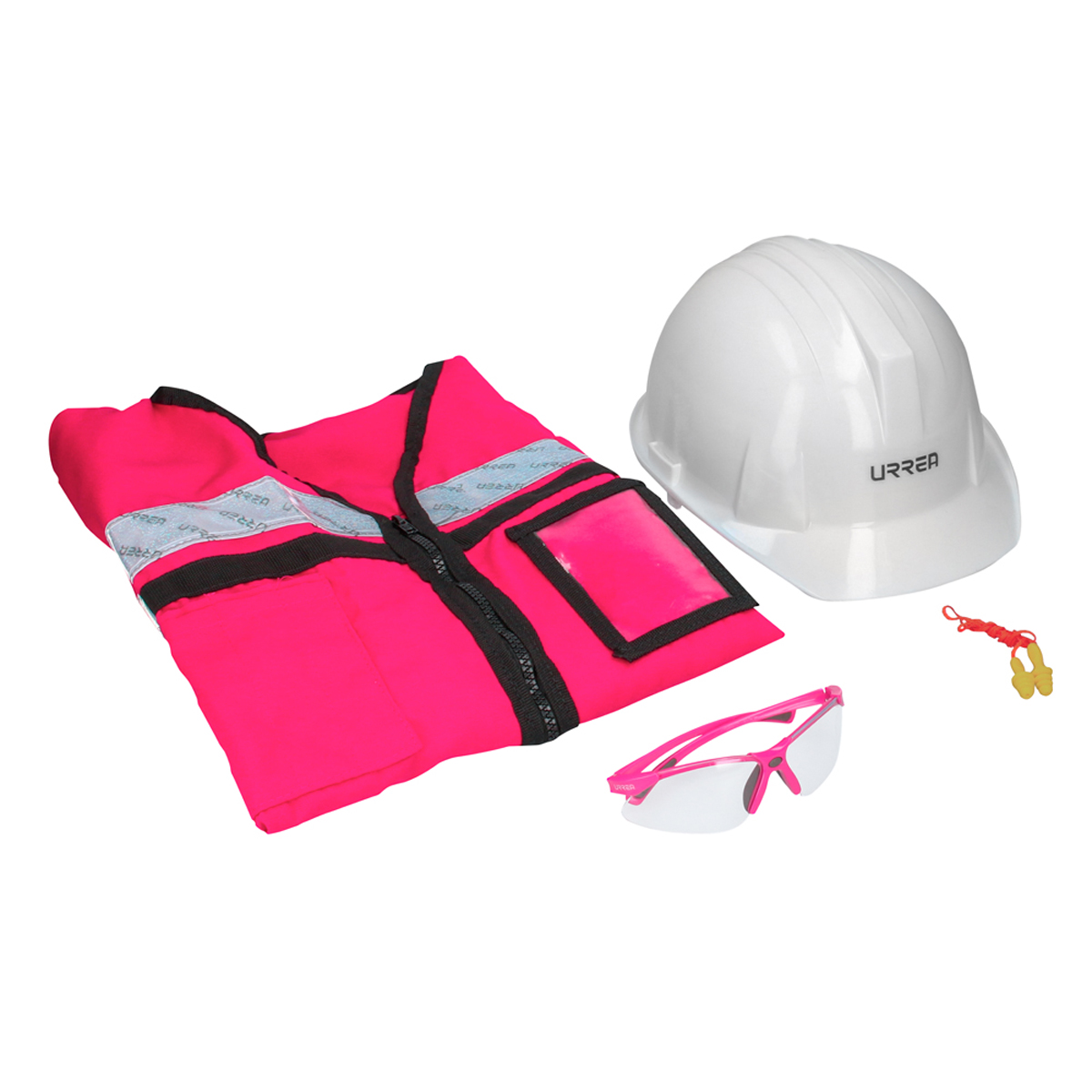 Juego de equipo de protección personal rosa G, 4 piezas