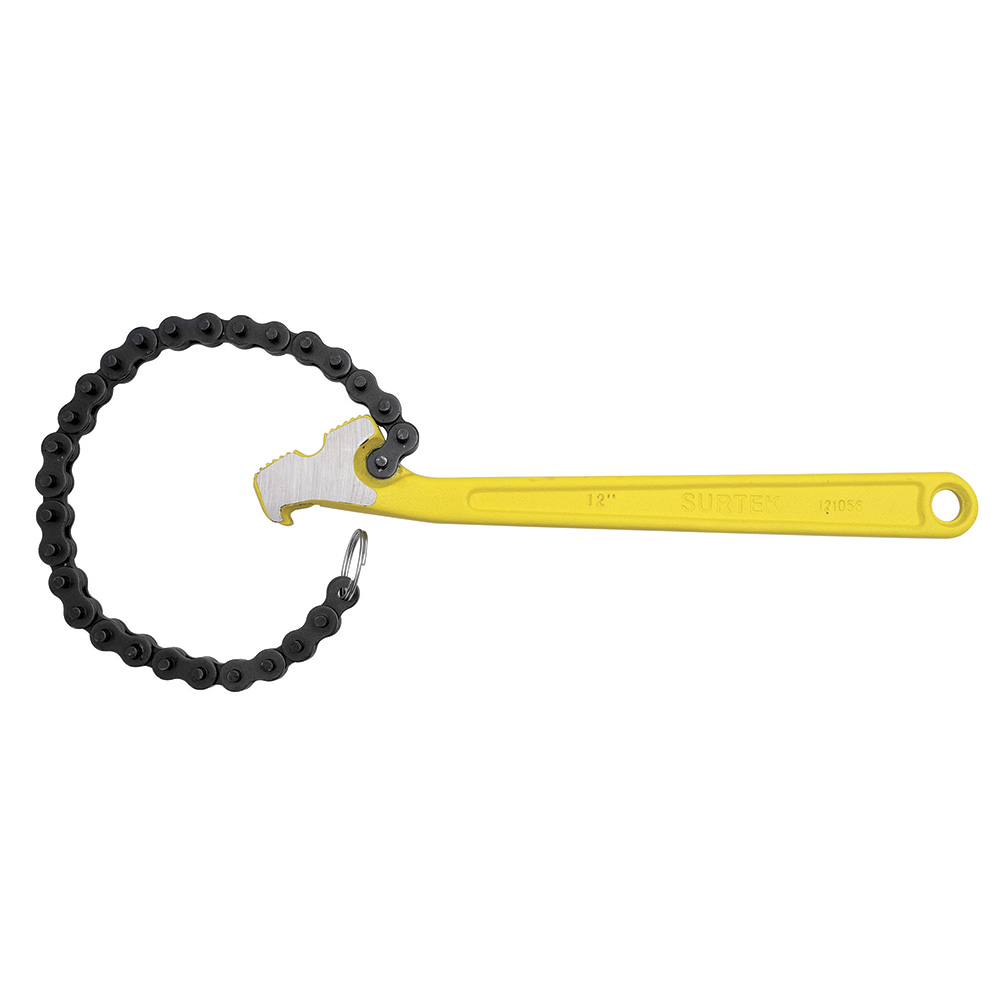 Llave universal de cadena de acero de 4-3/4"